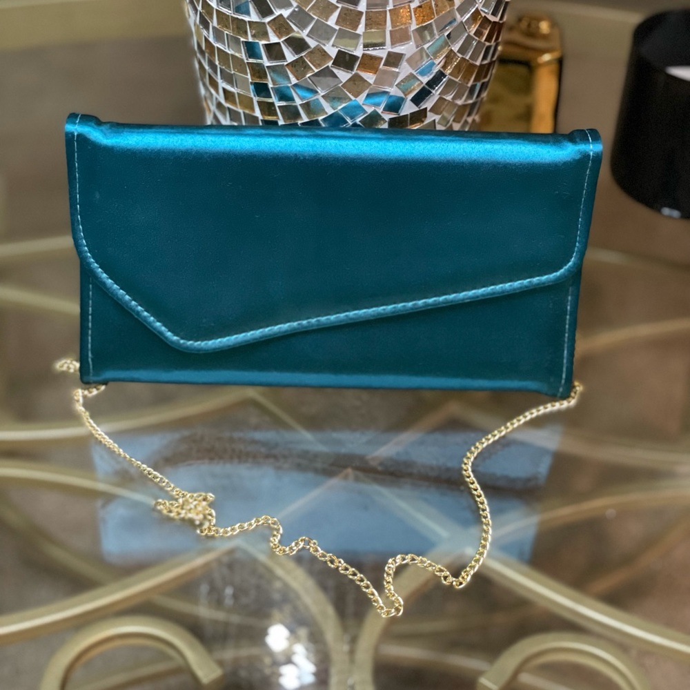Satin crossbody purse